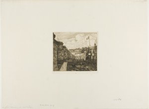Establecimiento de baños fríos de Chevrier, París de Charles Meryon