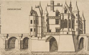 Château de Chenonceau, No 2, 1856 de Charles Meryon