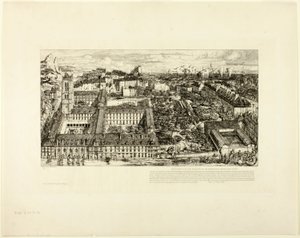 Colegio Henry IV (o Liceo Napoleón), París de Charles Meryon