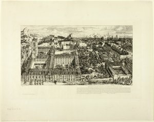 Colegio Henry IV (o Liceo Napoleón), París de Charles Meryon