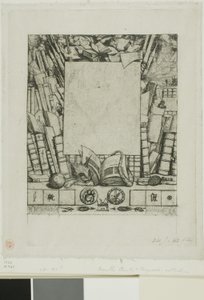 Diseño para un marco para el retrato de Armand Guéraud