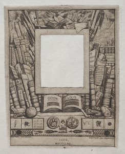 Diseño para un marco para el retrato de Armand Guéraud