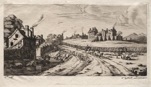 Entrada al Faubourg, Saint-Marceau, París, 1850