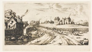 Entrada al suburbio de Saint-Marceau, París de Charles Meryon