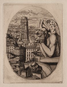 Grabados de París: La Gárgola