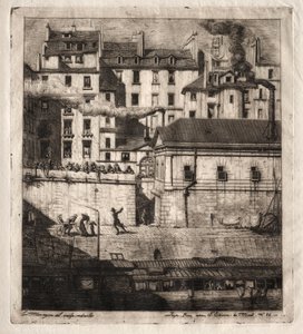 Aguafuertes de París: La Morgue de Charles Meryon