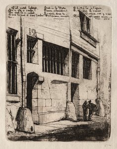 Grabados de París: La calle de los chicos malos, 1854 de Charles Meryon