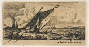 Barcos de Haarlem en Ámsterdam