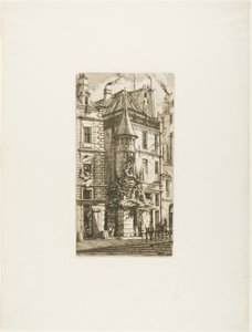 Casa con torrecilla, rue de la Tixéranderie de Charles Meryon