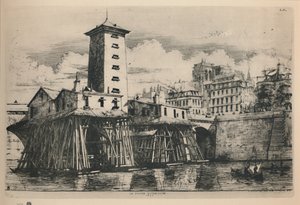 La Pompe Notre-Dame (noveno estado) de Charles Meryon