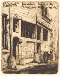 La Rue des Mauvais Garçons, París de Charles Meryon