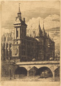 La Torre del Reloj, París de Charles Meryon