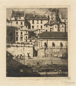 La Morgue, París (La morgue, Paris) de Charles Meryon
