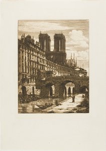 Le Petit Pont, París de Charles Meryon
