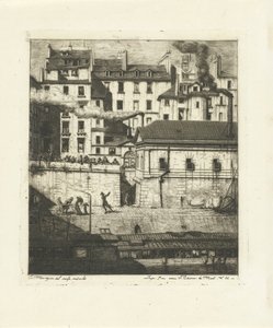 Morgue en el Sena en París La Morgue Eaux-Fortes sur Paris (título de la serie) de Charles Meryon