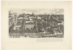 Liceo Enrique IV de París Collège Henri IV o Lycée Napoléon (título sobre el objeto) de Charles Meryon