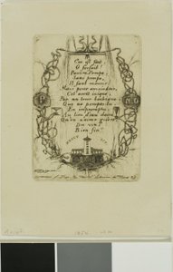 Pompe Notre-Dame, París, plato pequeño de Charles Meryon