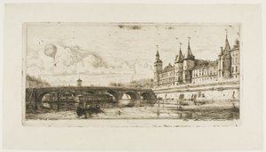 Pont-au-Change, París de Charles Meryon