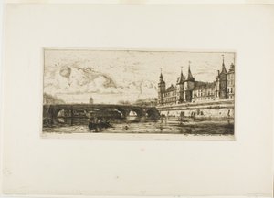 Pont-au-Change, París de Charles Meryon