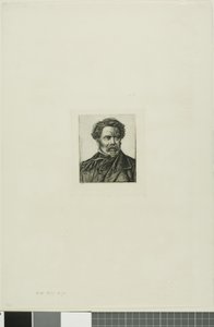 Retrato de Benjamin Fillon, escritor e historiador de Charles Meryon
