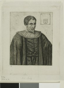 Retrato de Jean Besly, historiador