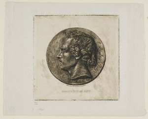 Retrato del poeta Evariste Boulay-Paty de Charles Meryon