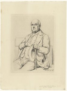 Portret van Casimir Le Conte de Charles Meryon