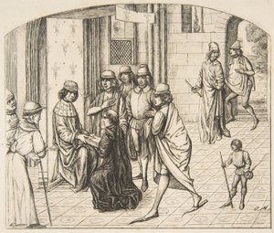 Presentación de Valerio Máximo al Rey Luis XI, 1862 de Charles Meryon