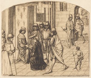 Presentación del impresor Valerio Máximo al rey Luis XI de Charles Meryon