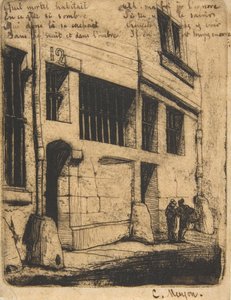Rue des Mauvais Garçons, París, 1854 de Charles Meryon