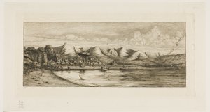 Pesca de jábega frente a Collier