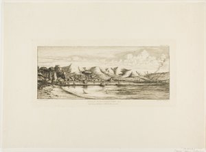 Pesca de jábega frente a Collier