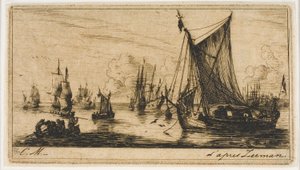 Pescadores del mar del sur de Charles Meryon