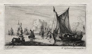 Pescadores del Mar del Sur de Charles Meryon