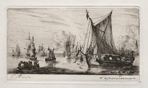 Pescadores del Mar del Sur, 1850