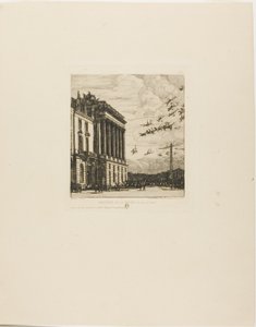 El Almirantazgo, París de Charles Meryon
