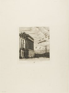 El Almirantazgo, París de Charles Meryon