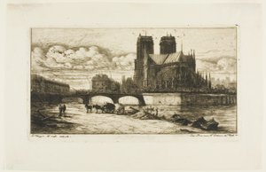 El ábside de Notre-Dame, París