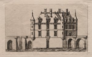 El Castillo de Chenonceau de Charles Meryon