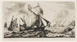 La galiota de Jean de Vyl de Róterdam de Charles Meryon