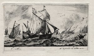 La Galiota de Jean de Vyl de Róterdam de Charles Meryon