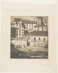 El depósito de cadáveres, París de Charles Meryon