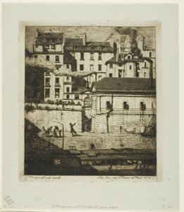 El mortuorio, París de Charles Meryon