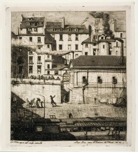 La morgue, París de Charles Meryon