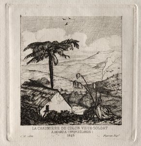 La Cabaña del Viejo Soldado Colono en Akaroa, 1845