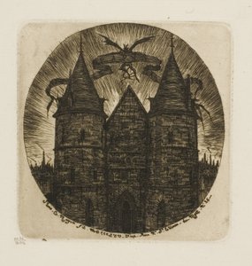 La vieja puerta del Palacio de Justicia, París de Charles Meryon