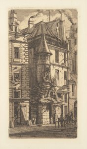 Tourelle, Rue de la Tixeranderie de Charles Meryon
