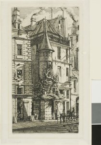 Torre de la rue de la Tixeranderie de Charles Meryon
