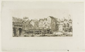 Vista de Parte de la Ciudad de París hacia el Final del Siglo XVII de Charles Meryon