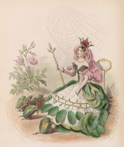 Las flores animadas, 1867 de Charles Michel Geoffroy